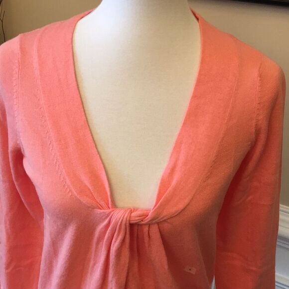 Loft Knot Neck Lightweight Sweater Sz S - Picture 2 of 7